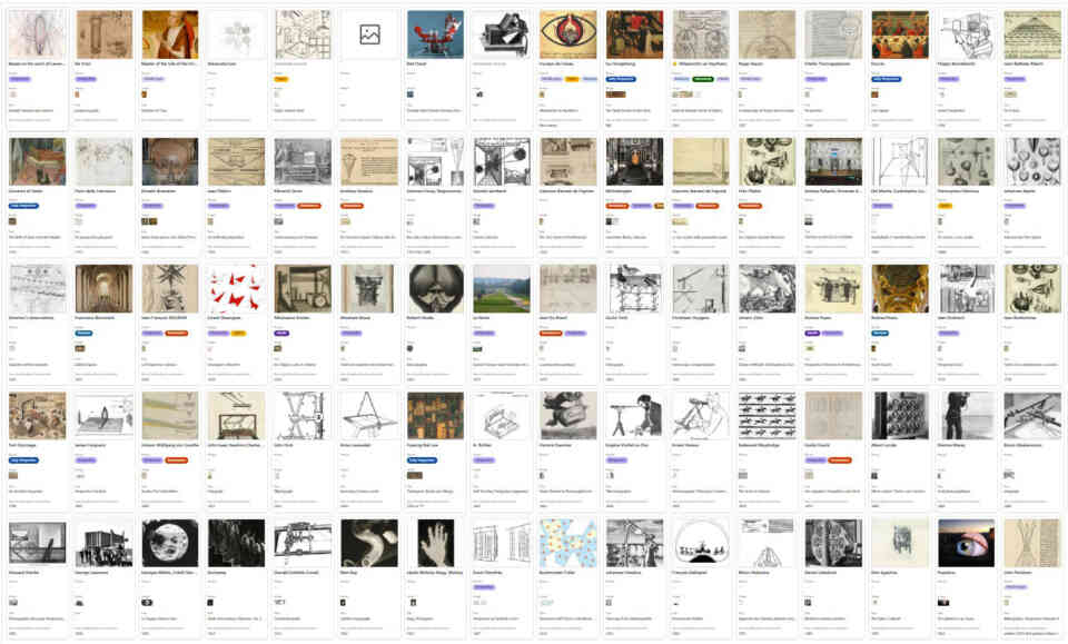 Digital Archive A contemporary cabinet de curiosite a constellation of mosaics and images assembled to examine vision as a constructed and historically conditioned system